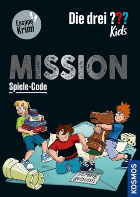Die drei ??? Kids, Mission Spiele-Code | Escape Krimi | Nina Schiefelbein | Buch