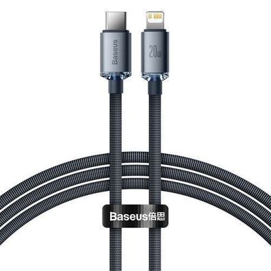 Baseus CAJY000201 Lightning auf USB-C PD QC 20W Schnellladekabel 480Mb/s, 1,2m,