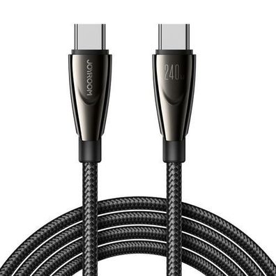 Joyroom Pioneer Hochleistungs USB-C auf USB-C Kabel SA31-CC5, 240W, 1.2m, Schwar
