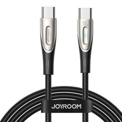 Joyroom Star-Light Serie Hochleistungs-USB-C-Kabel 100W, 1.2m - Schwarz
