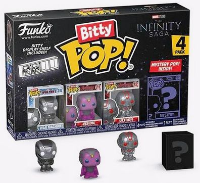 Funko Bitty PoP! Avengers Infinity Saga - Vision - Ultron -War- 4 er Pack - 5058