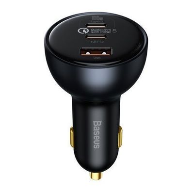 Baseus 160W Auto-Ladegeraet, USB-A/USB-C, PPS/QC 5/PD - Elegantes Grau