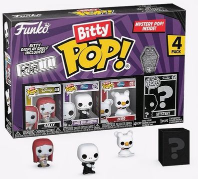 Funko Bitty PoP! The Nightmare Before Christmas -  4 er Pack - 0211