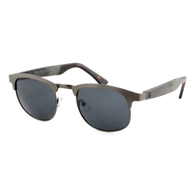 Wave Hawaii Sonnenbrille Loreto, brown Bamboo + Acetat - Silver Stainless Steel