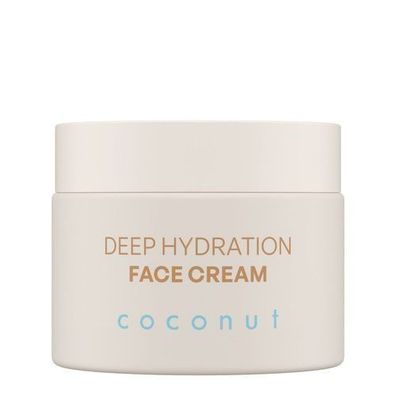 Nacomi Ultra Feuchtigkeits-Gesichtscreme mit Kokosnussoel, 40 ml - Fuer intensive