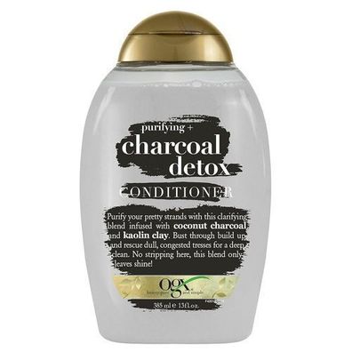 OGX Klaerende Detox-Spuelung mit Aktivkohle, 385 ml