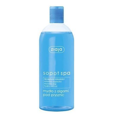 Ziaja Sopot Spa Algen-Duschgel, 500ml - Feuchtigkeitsspendend und Erfrischend