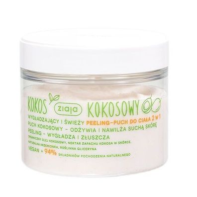 Ziaja Kokosnuss Koerperpeeling-Souffle 2in1, Glaettend & Erfrischend, 270 ml