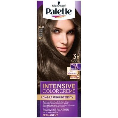Schwarzkopf Palette Intensiv Creme-Haarfarbe 6-0 Dunkelblond