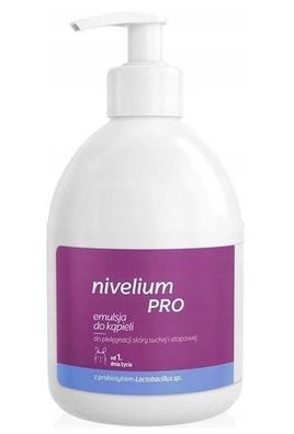 Nivelium Pro Badeemulsion, 400 ml - Dermokosmetik zur Koerperpflege Made in Polan