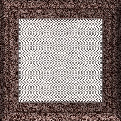 Lüftungsgitter Oskar 17x17 gemaltes Kupfer