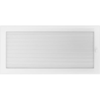 Lüftungsgitter 22x45 weiß Jalousie