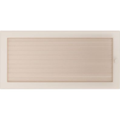 Lüftungsgitter 22x45 Creme Jalousie