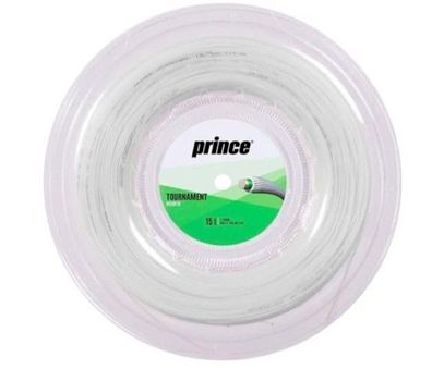 Prince Tournament Nylon 15L White Tennissaiten Tennis 200 m