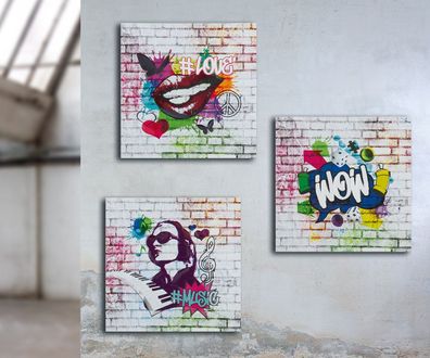 Gilde Bild "Street Art" mehrfarbig 38188