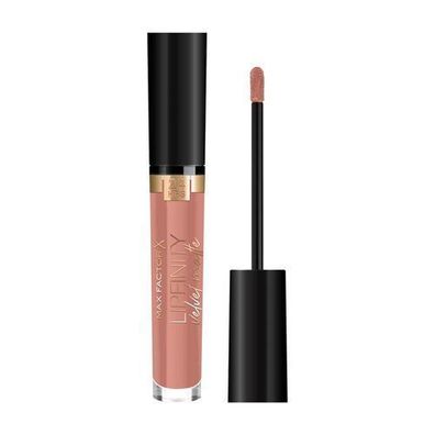 Max Factor Lipfinity Velvet Matte Fluessiger Lippenstift 040 Luxe Nude, 3.5 ml