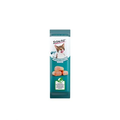 Dokas Cat Snack Hühnchen-Rolle mit Rind 10g
