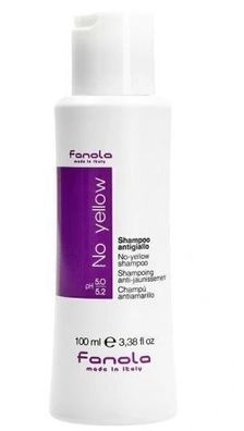 Fanola No Yellow Shampoo fuer kuehle Blondtoene 100ml