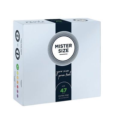 Mister Size Kondome - Perfekter Sitz in Groesse 47mm, 36er Pack