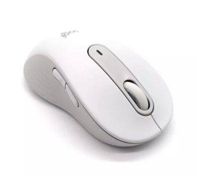 Logitech Signature M650 L Kabellose Maus - für große Hände, Leise Klicks Weiß