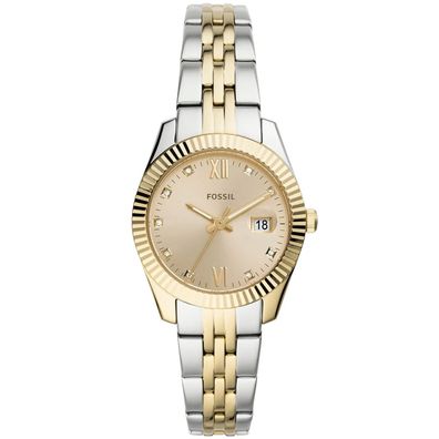 Fossil Damenuhr Scarlette ES4949 Gold-Silber 5 ATM