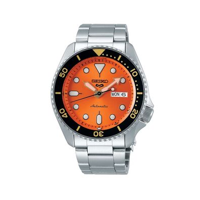Seiko 5 Herrenuhr Automatik Silbergrau SRPD59K1