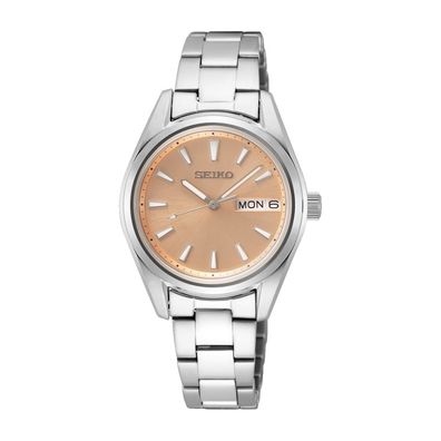 Seiko Damenuhr Klassik Quarz Silbergrau SUR351P1