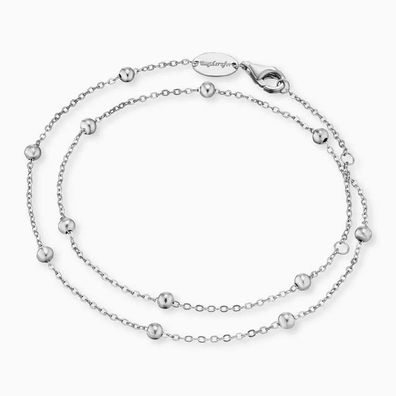Engelsrufer Damen-Armband silber doppelt gewickelt Perlen