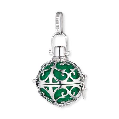Engelsrufer Anhänger ER-04-S Sterling Silber mit Klangkugel Grün