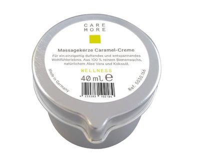 IONTO-COMED - CARE MORE - Massagekerze Caramel Creme 40 ml