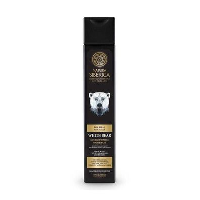 Natura Siberica Herren Erfrischendes Duschgel mit Weissem Baer, 250ml