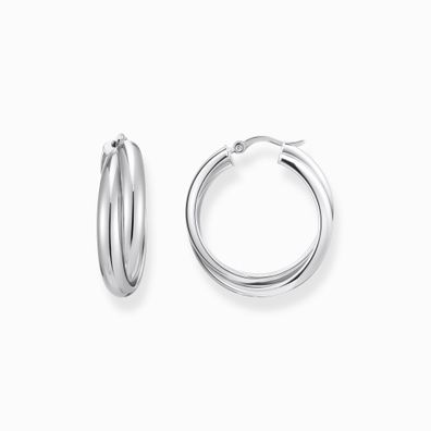 Thomas Sabo Creolen verschlungenes Design 925/- Silber