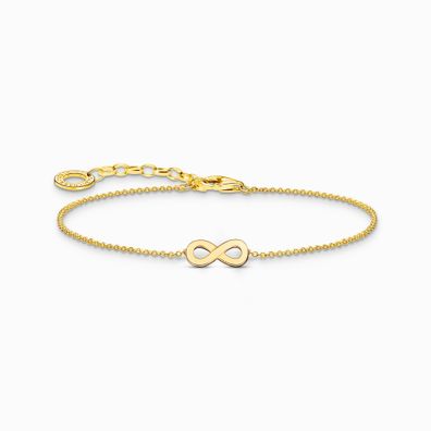 Thomas Sabo Armband mit Infinity-Anhänger vergoldet 925/- Silber
