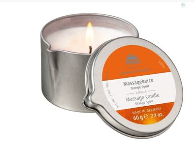 PINO Massagekerzen - Orange Spirit - balance - 60 g