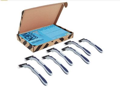 Exklusives Herren-Nassrasur-Set - 7-teilig fuer praezise und schonende Rasur
