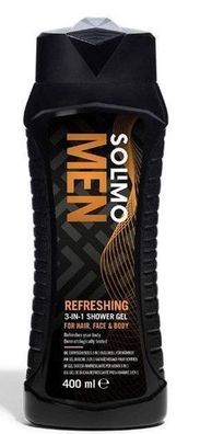 Solimo Erfrischendes Herren Duschgel - 400ml
