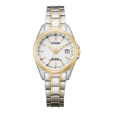 Citizen Damenuhr EC1186-85A Funkuhr Eco-Drive Edelstahl 10 ATM