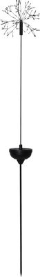 LED-Solar-"Firework", schwarz, Edelstahl