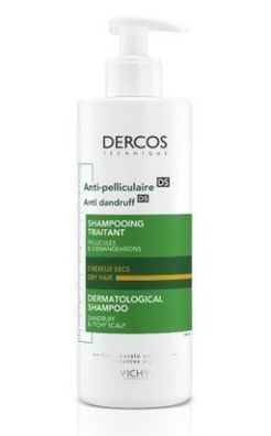 Vichy Dercos Anti-Schuppen Shampoo fuer trockene Kopfhaut, 390ml