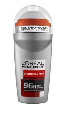 L'Oreal Men Expert Invisible 96h Anti-Transpirant Roll-On, 50 ml, Made in German