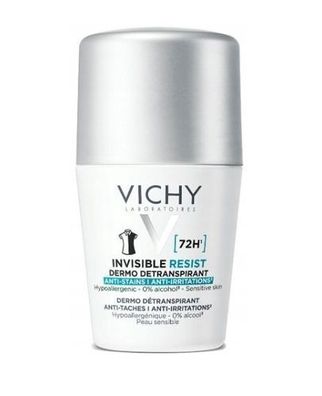 Vichy Deo Invisible Resist Antitranspirant gegen Flecken Roll-On, 50 ml