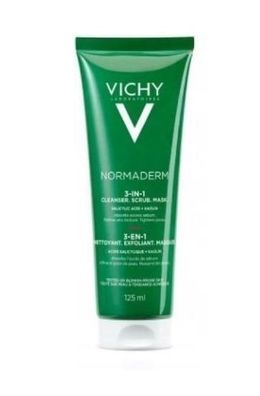 Vichy Normaderm Reinigungspeeling 3-in-1 Maske, 125 ml