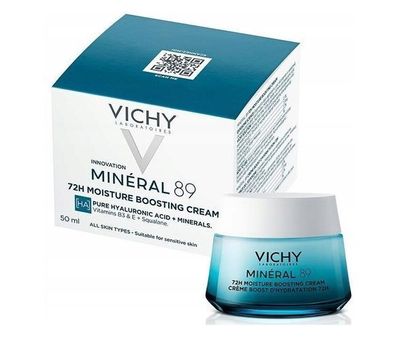 Vichy Mineral 89 Leichte Feuchtigkeitscreme Regenerierend, 50 ml