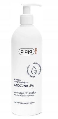Ziaja Med Koerperlotion mit 5% Urea, 400ml - Intensive Pflege fuer trockene Haut