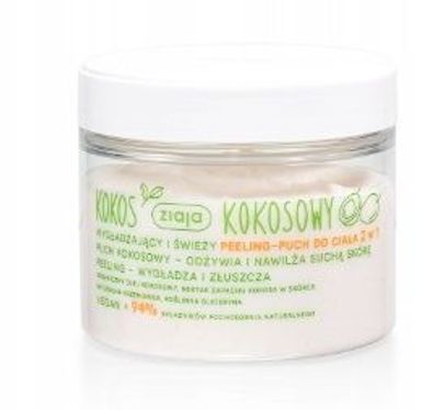 Ziaja Kokos Koerperpeeling 2in1, Glaettend und Erfrischend, 270 ml