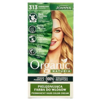 Joanna Naturia Bio Haarfarbe 313 Karamell - Pflegende 100ml Natuerliche Haarfarbe