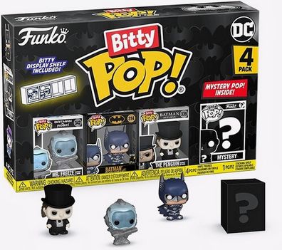 Funko Bitty PoP! Batman - Freeze - Penguin - Batman -  4 er Pack - 1293