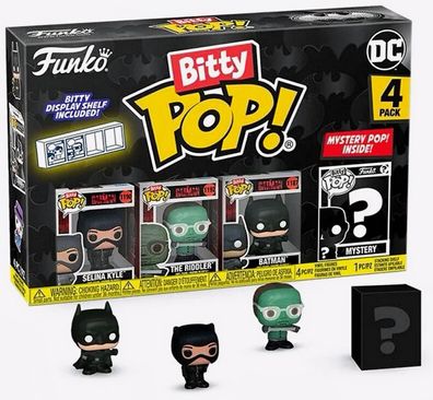 Funko Bitty PoP! Batman - Selina - Riddler - Batman -  4 er Pack - 1286