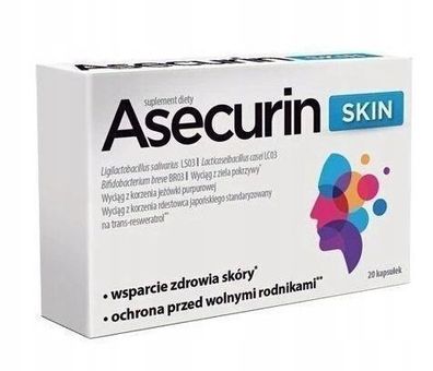 Asecurin Hautkapseln, 20 Stueck - Lange Haltbarkeit!