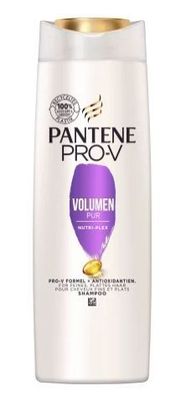 Pantene Volumen Pur Shampoo fuer mehr Fuelle, 300 ml Flasche